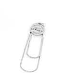 I Can Do All Things Through Christ Bookmark Stainless Steel Engraved Paperclip Bookmark Faith Gift Bible Verse Bookmark