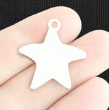 Mermaid Kisses Starfish Wishes Stainless Steel Clip On Charm Beach Quote Starfish Charm Ocean Lover Gift