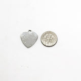 Do Small Things With Great Love Keychain Inspirational Gift Stainless Steel Engraved Heart Charm Love Gift