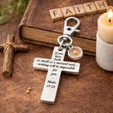 Mustard Seed Faith Cross Clip On Charm Stainless Steel Christian Gift Scripture Charm Matt 17 21 Inspirational Faith Gift