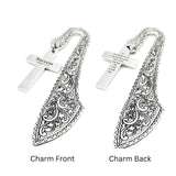 Success Scripture Cross Bookmark Stainless Steel Bible Verse Faith Bookmark Christian Gift Inspirational Religious Bookmark
