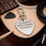I Couldn't Pick A Better Daughter Guitar Pick Charm Clip On Gift For Daughter Music Lover Graduation Birthday Gift