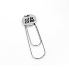 Let Go Let God Bookmark Paperclip Charm Faith Gift Christian Bookmark Inspirational Scripture Stainless Steel Religious Gift