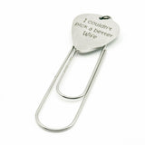 I Couldn't Pick A Better Wife Paperclip Bookmark Stainless Steel Engraved Charm Gift For Wife