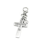 Mustard Seed Faith Cross Clip On Charm Stainless Steel Christian Gift Scripture Charm Matt 17 21 Inspirational Faith Gift