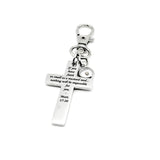 Mustard Seed Faith Cross Clip On Charm Stainless Steel Christian Gift Scripture Charm Matt 17 20 Inspirational Faith Gift