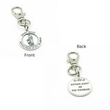 Saint Giles Patron Saint Of The Disabled Clip On Charm Faith Gift Disability Awareness Catholic Saint Charm From JKCE Designs