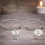 Saint Jude Patron Saint Of Difficult Situations Bracelet Catholic Faith Jewelry Adjustable Bangle Encouragement Religious Gift