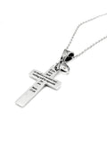 Mustard Seed Faith Cross Necklace Stainless Steel Christian Jewelry Scripture Necklace Matt 17 21 Inspirational Faith Gift