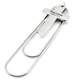 Success Scripture Cross Paperclip Bookmark Stainless Steel Bible Verse Faith Bookmark Christian Gift Inspirational Religious