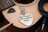 We Couldnt Pick A Better Mom Guitar Pick Charm Clip On Gift For Mom Music Lover Mothers Day Gift From Kids