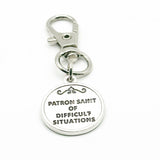 Saint Jude Patron Saint Of Difficult Situations Clip On Charm Faith Gift Catholic Devotional Accessory