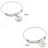 Saint Jude Patron Saint Of Difficult Situations Bracelet Catholic Faith Jewelry Adjustable Bangle Encouragement Religious Gift