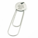 Love Bears All Things Paperclip Bookmark Stainless Steel Christian Scripture Bookmark Faith Gift Inspirational Reading Accessory
