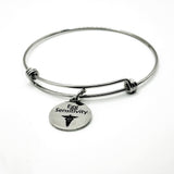Egg Sensitivity Medical Condition Charm Bracelet Stainless Steel Expanding Bangle Food Sensitivity Awareness Jewelry