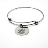 If God Is All You Have You Have All You Need John 14 8 Charm Bracelet Faith Jewelry Christian Gift