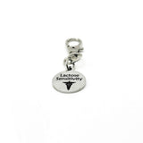 Lactose Sensitivity Medical Alert Clip On Charm Stainless Steel Allergy Awareness Accessory