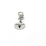 Metformin Medical Alert Clip On Charm Stainless Steel Medication Awareness Accessory