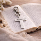 I Am A Child Of God Cross Clip On Charm