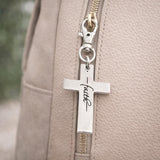 Faith Cross Clip On Charm