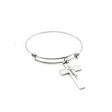 Faith Cross Charm Bracelet