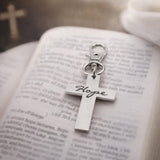 Hope Cross Clip On Charm