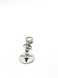 Egg Sensitivity Medical Alert Clip On Charm Stainless Steel Allergy Identification Lobster Clasp Charm