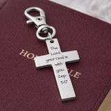 God Is With You Zephaniah 3 17 Cross Charm