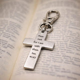 Fear Not For I Am With Thee Cross Charm