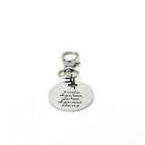 God Is All You Need John 14 8 Clip On Charm