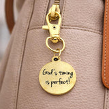 Gods Timing Is Perfect Gold-Plated Clip On Charm