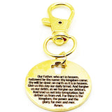 The Lords Prayer Gold-Plated Clip Charm