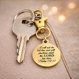 Psalm 118 17 Gold-Plated Clip On Charm