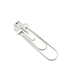 Faith Cross Charm Paperclip Bookmark