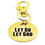 Let Go Let God Gold-Plated Clip Charm