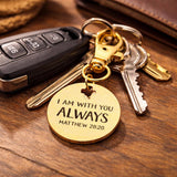 I Am With You Always Gold-Plated Charm