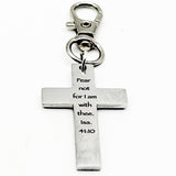 Fear Not For I Am With Thee Cross Charm