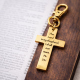 The Lord Is My Shepherd Ps 23 1 Gold-Plated Charm