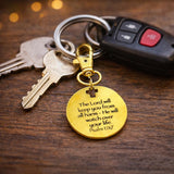 Psalm 121 7 Gold-Plated Clip On Charm