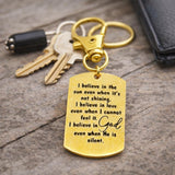 I Believe In God Gold-Plated Charm