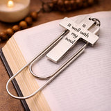 It Is Well With My Soul Cross Bookmark