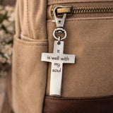 It Is Well With My Soul Cross Charm