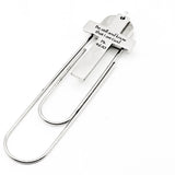 Be Still And Know Cross Paperclip Bookmark