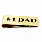 Number One Dad Money Clip