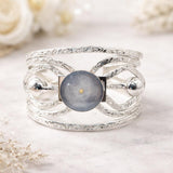 Mustard Seed Silver Cuff Bracelet Faith