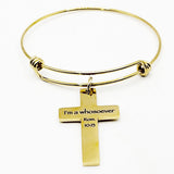 I'm A Whosoever Rom 10 13 Gold-Plated Bracelet