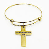 For Whosoever Shall Rom 10 13 Gold-Plated Bracelet
