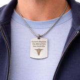 Gastric Bypass Medical Alert Necklace