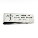 For I Know The Plans Jer. 29 11 Money Clip