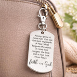 Always Pray Faith In God Clip On Charm